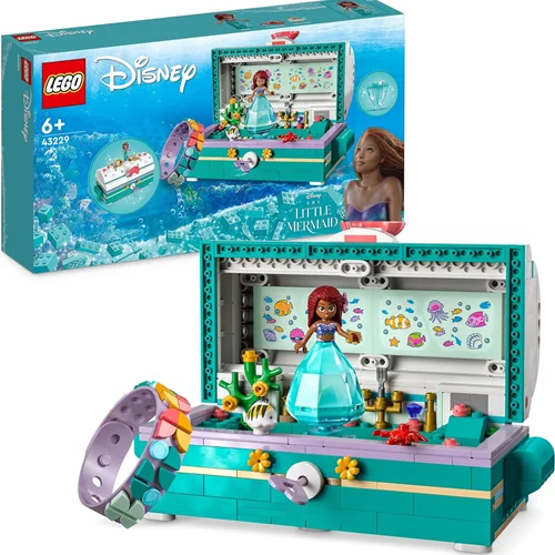 لگو سری دیزنی مدل صندوق گنج آریل 43229 - LEGO® Disney 43229 Ariel Treasure Chest