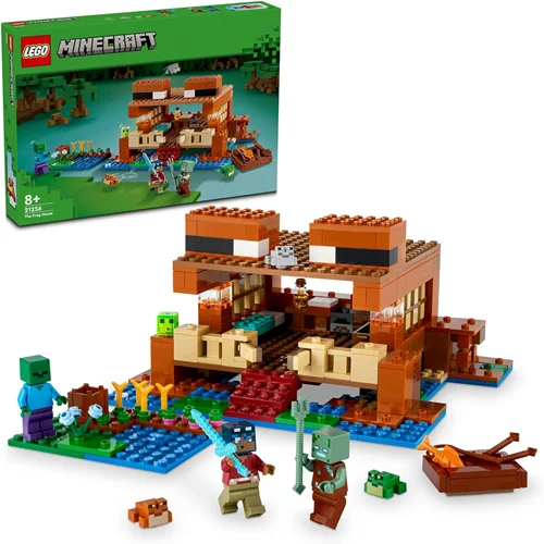لگو سری ماینکرفت مدل خانه قورباغه 21256 - LEGO Minecraft Frog House 21256
