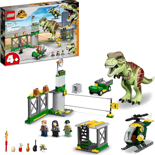 لگو سری پارک ژوراسیک مدل فرار دایناسور تی رکس 76944 - LEGO® Jurassic World™ T. rex Dinosaur Escape 76944