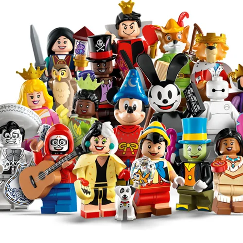 مینی فیگورهای کلکسیونی لگو سری دیزنی ۱۰۰ پک کامل ۱۸ عددی LEGO Disney 100 (71038)