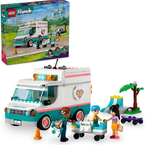 لگو سری فرندز مدل آمبولانس بیمارستان شهر هارتلیک 42613 - LEGO® Friends Heartlake City Hospital Ambulance 42613