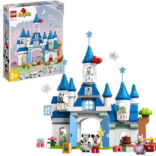 لگو سری دوپلو مدل قلعه دیزنی ۳ حالت ساخت متفاوت ۱۰۹۹۸ - LEGO Duplo 10998 3 in 1 Magic Castle