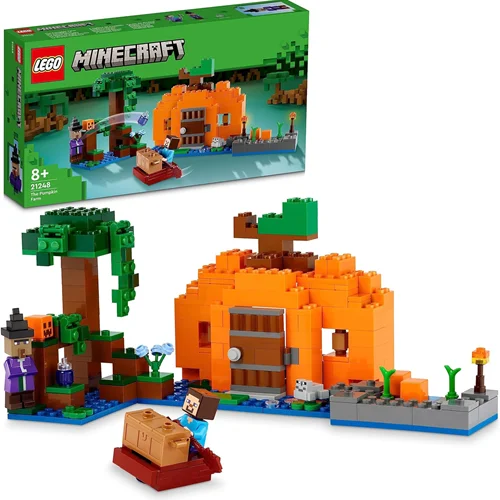 لگو سری ماینکرفت مدل مزرعه کدو تنبل 21248 - LEGO Minecraft Pumpkin Farm 21248