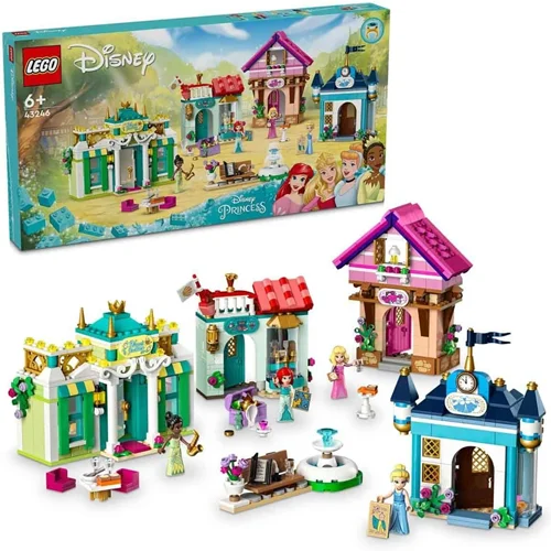 لگو سری دیزنی مدل ماجراجویی در بازار پرنسس دیزنی 43246 - LEGO ǀ Disney Princess: Disney Princess Market Adventure 43246