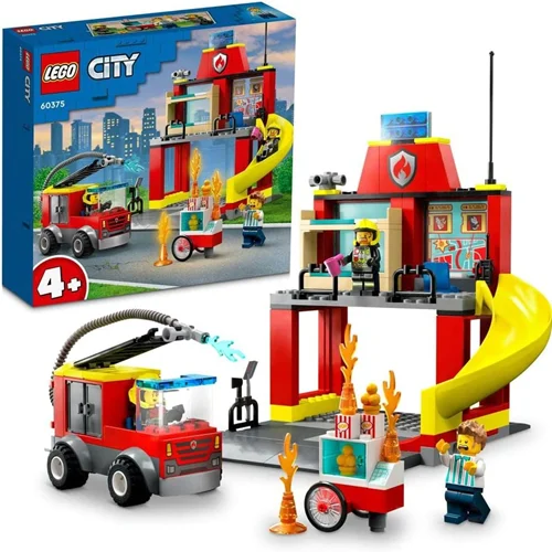 لگو سری سیتی مدل 60375 - LEGO® City Fire Station and Fire Truck 60375