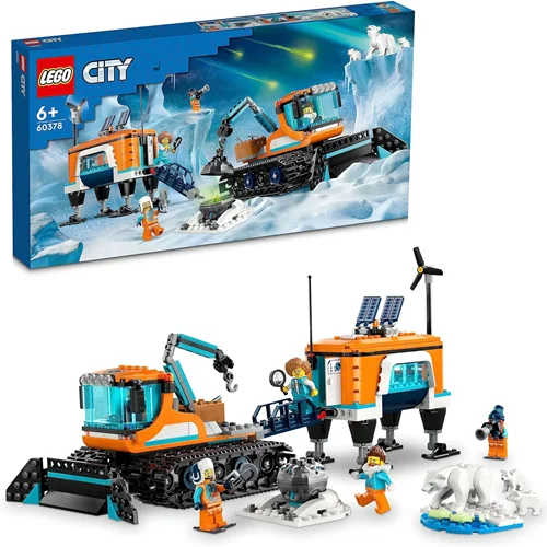 لگو سری سیتی مدل کامیون اکتشاف قطبی و آزمایشگاه سیار 60378 - LEGO® City Polar Exploration Truck and Mobile Laboratory 60378