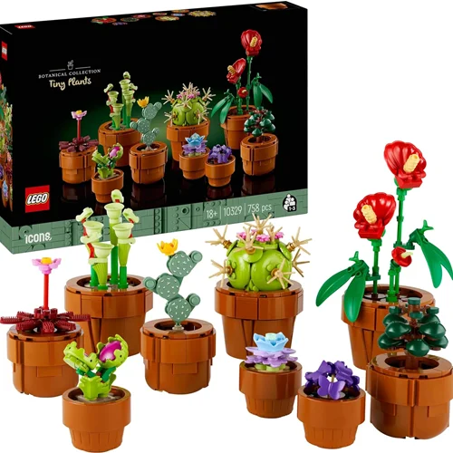 لگو سری آیکون مدل گلهای کوچک ۱۰۳۲۹ - LEGO® Icons Tiny Plants 10329