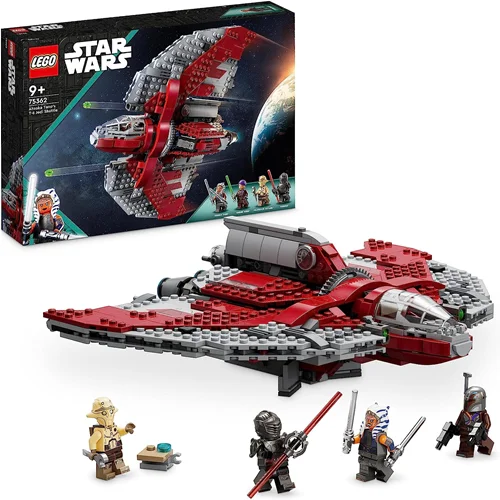 لگو سری جنگ ستارگان مدل 75362 - LEGO 75362 Star Wars Ahsoka Tano's T-6 Jedi Shuttle