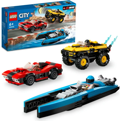 لگو سری سیتی مدل مسابقه ترکیبی 60395 - LEGO® City Combo Race Pack 60395
