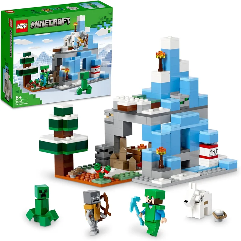 لگو سری ماینکرفت مدل تپه های یخ زده 21243 - LEGO® Minecraft® Frozen Hills 21243