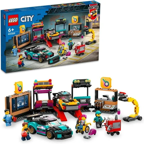 لگو سری سیتی مدل 60389 - LEGO® City Vehicle Modification Workshop 60389