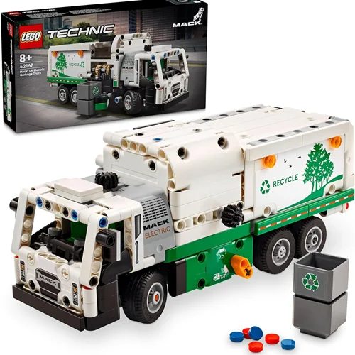 لگو سری تکنیک مدل کامیون زباله ماک 42167 - LEGO Technic Mack LR Electric Garbage Truck 42167