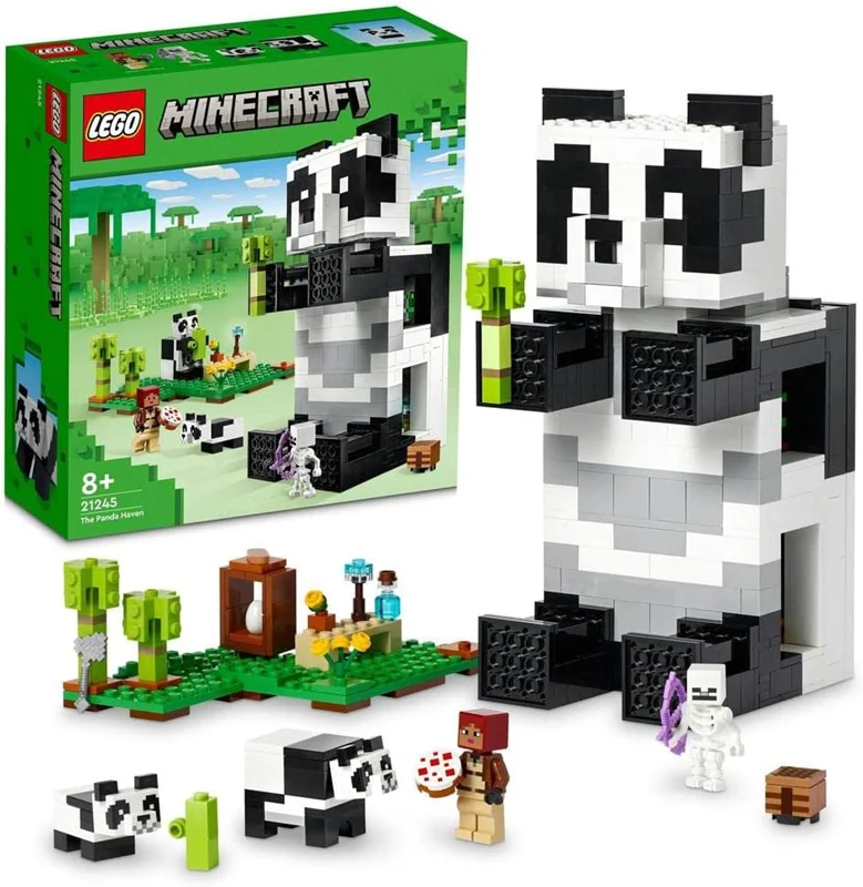 لگو سری ماینکرفت مدل پناهگاه پاندا 21245 - LEGO® Minecraft® Panda Sanctuary 21245