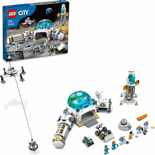 لگو سری سیتی مدلمرکز فرماندهی فضایی ۶۰۳۵۰ - LEGO® City Lunar Exploration Base 60350