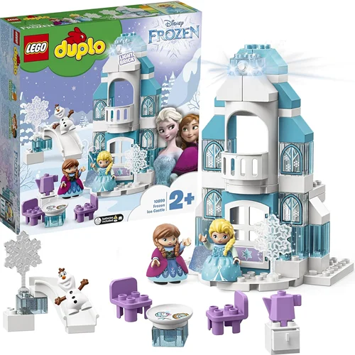 لگو سری دوپلو مدل قلعه یخی آنا و السا ۱۰۸۹۹ - LEGO DUPLO Disney Frozen Ice Castle 10899-Educational Construction Set with Anna, Elsa and Olaf Figures for Ages 2 and Up