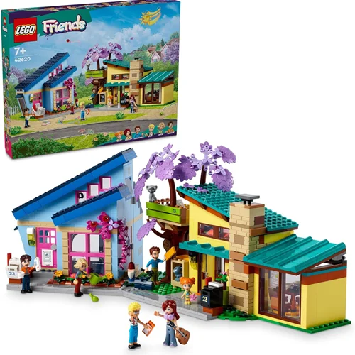 لگو سری فرندز مدل خانه خانواده اولی و پیزلی 42620 - LEGO Friends Olly and Paisley's Family House 42620