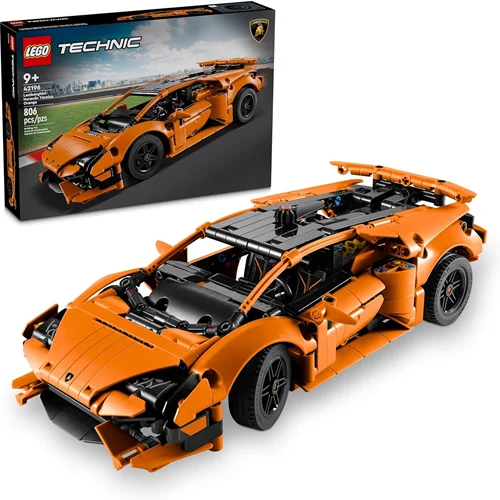 لگو سری تکنیک مدل لامبورگینی هوراکان تکنیکا نارنجی 42196 - LEGO Technic Lamborghini Huracán Tecnica Orange 42196
