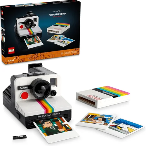 لگو سری ایده مدل دوربین پولاروید ۲۱۳۴۵ - LEGO Ideas Polaroid OneStep SX-70 Camera 21345