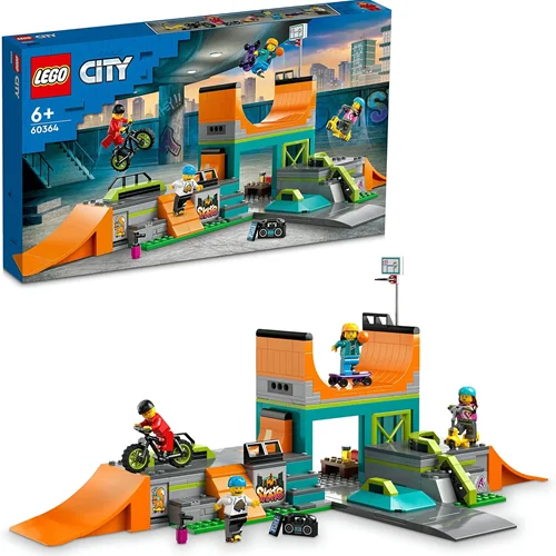 لگو سری سیتی مدل پارک اسکیت خیابانی 60364 - LEGO® City Street Skate Park 60364