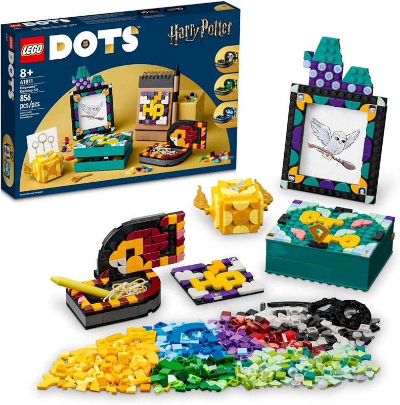 لگو سری داتس مدل مجموعه رومیزی هاگوارتز 41811 - LEGO DOTS Hogwarts Desktop Set 41811