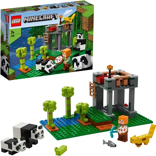 لگو سری ماینکرفت مدل LEGO Minecraft Panda's Nest 21158