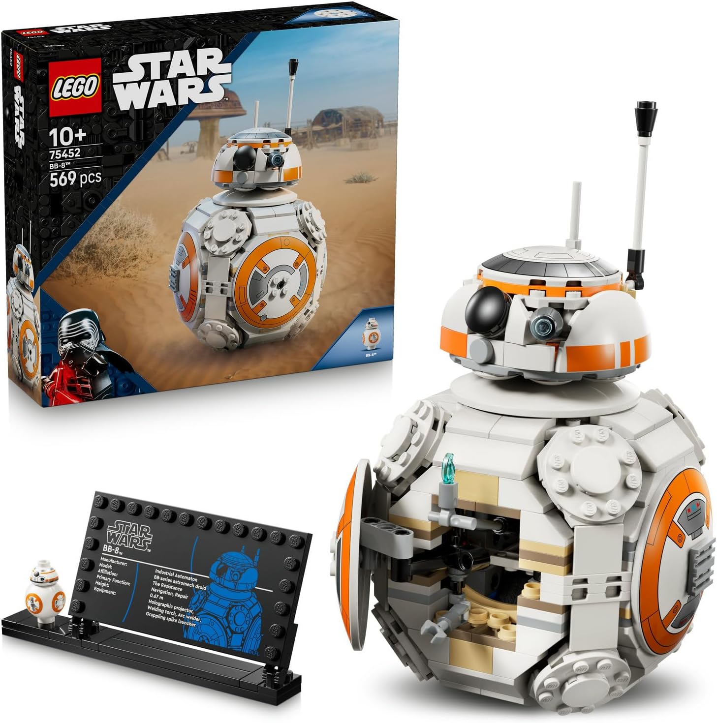 لگو سری جنگ ستارگان مدل ربات ستاره‌شناس BB-8 مدل 75452 - LEGO Star Wars BB-8 Astromech Droid 75452