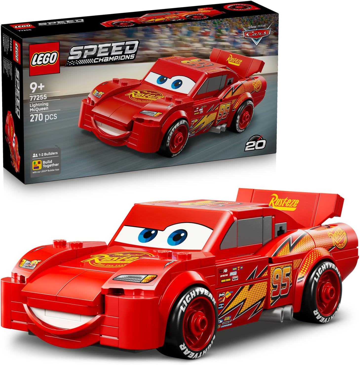 لگو سری اسپید مدل لایتنینگ مک‌کوئین 77255 - LEGO Speed ​​Champions | Lightning McQueen 77255