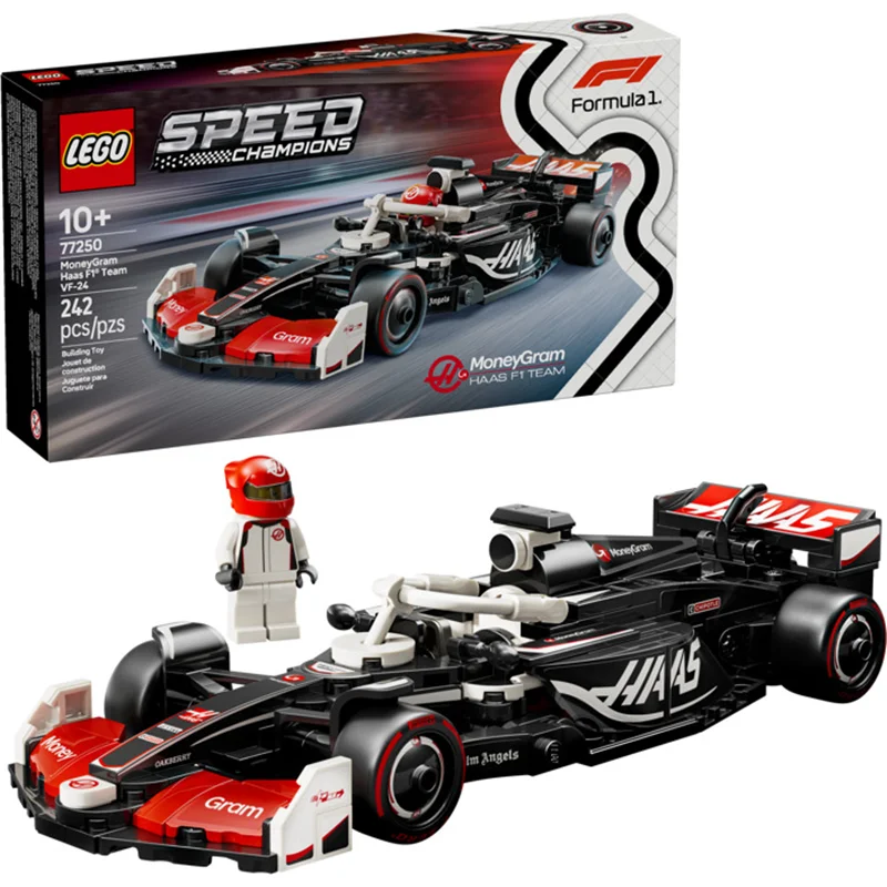 لگو سری اسپید مدل 77250 - LEGO Speed Champions MoneyGram Haas F1 Team VF-24 Race Car 77250