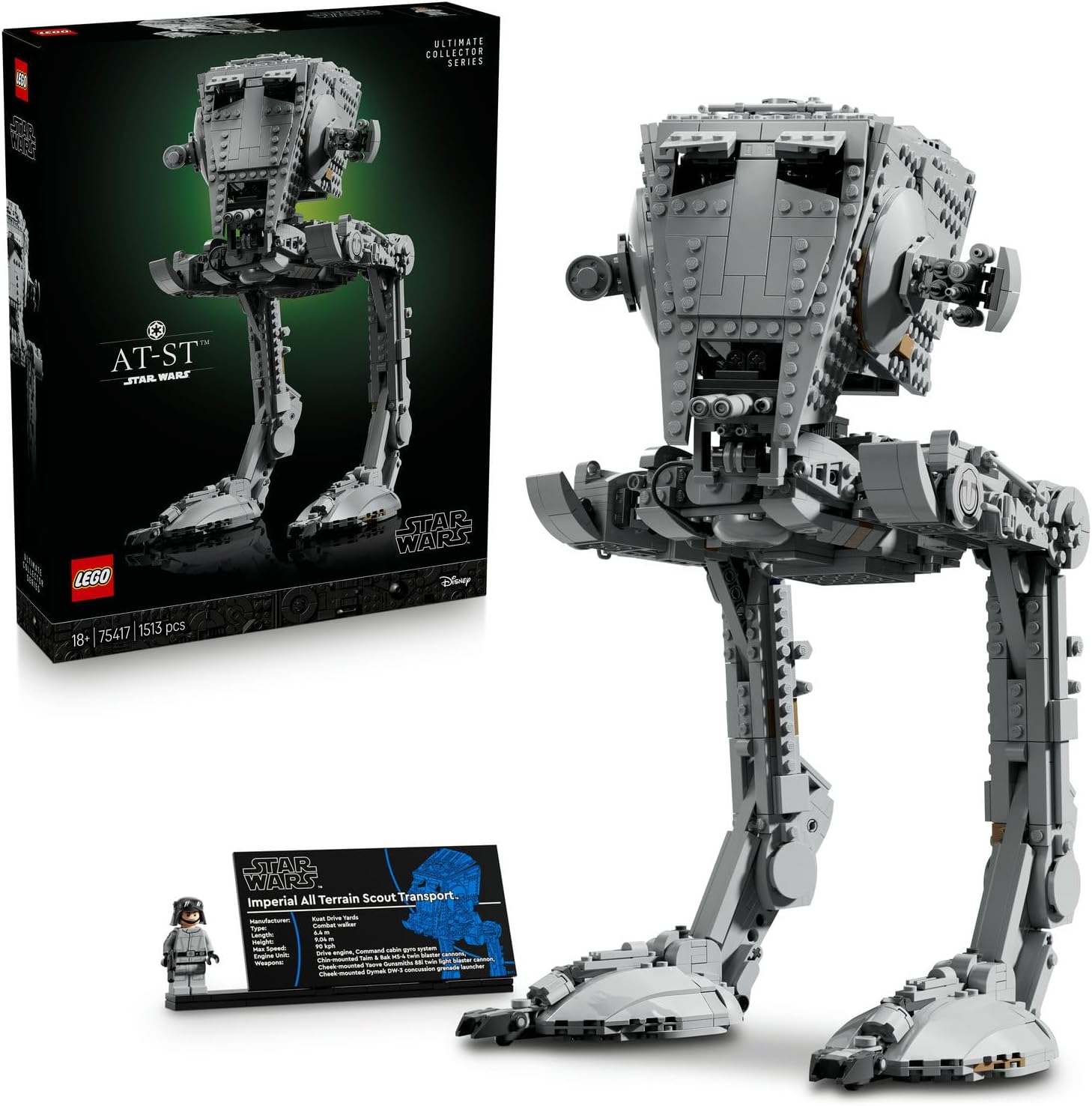 لگو سری جنگ ستارگان مدل AT-ST Walker 75417 - LEGO Star Wars AT-ST Walker 75417