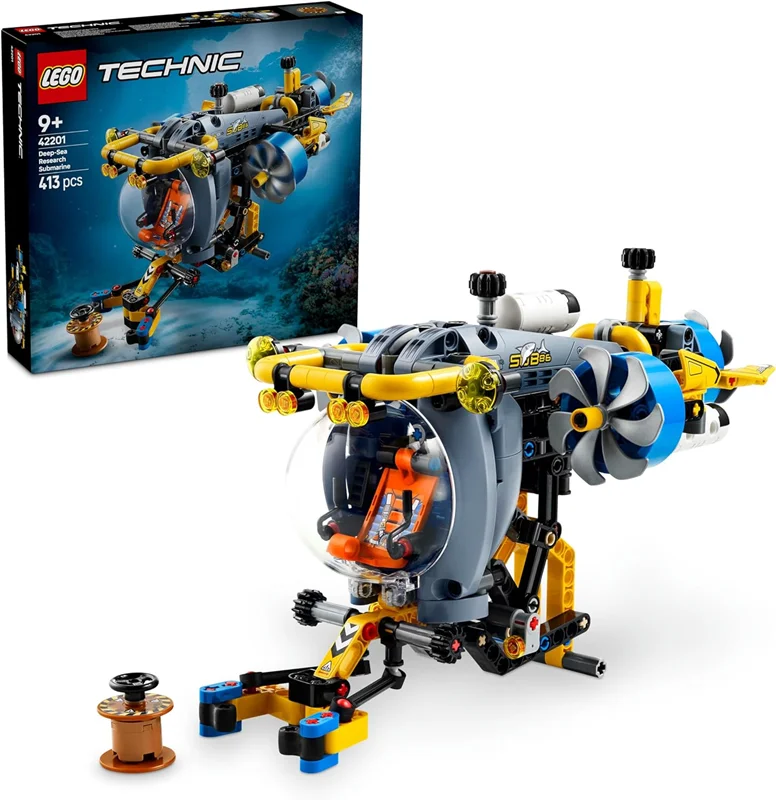 لگو سری تکنیک مدل زیردریایی اکتشاف دریای عمیق 42201 - LEGO Technic Deep Sea Exploration Submarine 42201