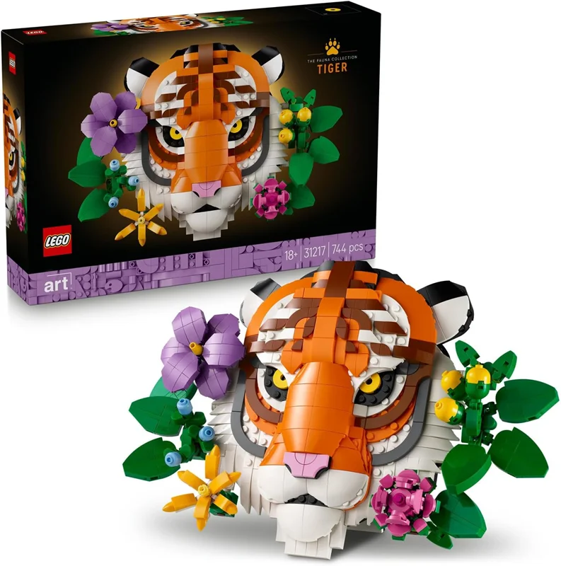 لگو سری آیکون مدل ببر 31217 - LEGO Art Fauna Collection – Tiger 31217
