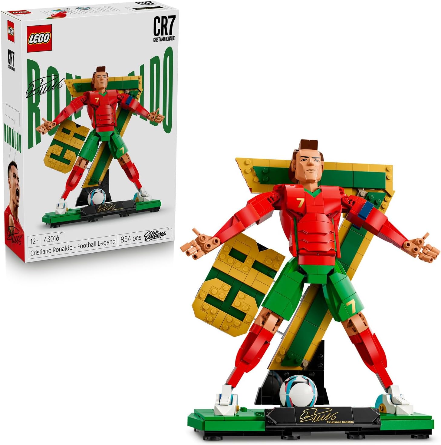 لگو سری آیکون مدل کریستیانو رونالدو اسطوره فوتبال ۴۳۰۱۶ - LEGO Editions Cristiano Ronaldo – Football Legend 43016
