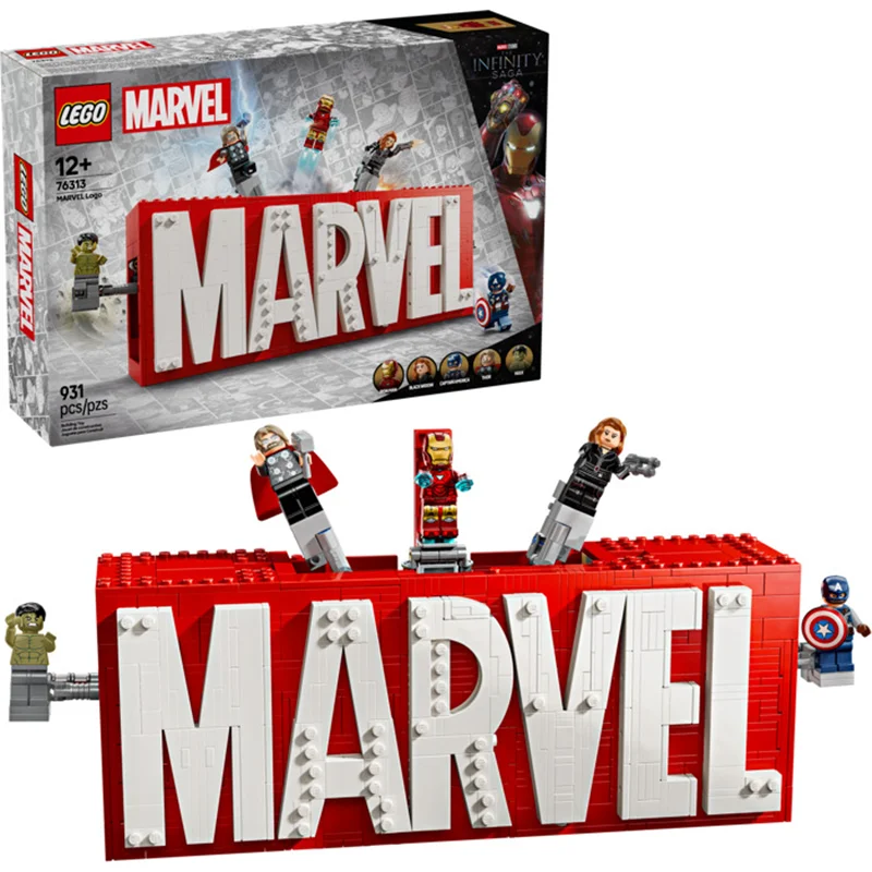لگو سری ابر قهرمانان مدل لوگوی مارول 76313 - LEGO MARVEL Logo Set 76313