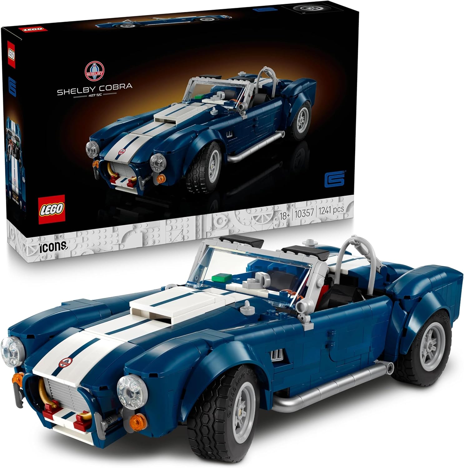 لگو سری آیکون مدل شلبی کبرا ۴۲۷ 10357 - LEGO® Icons Shelby Cobra 427 S/C 10357
