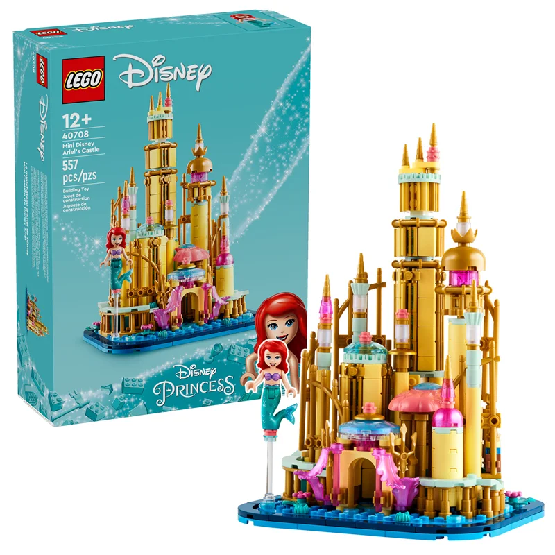 لگو سری دیزنی مدل قلعه آریل 40708 - LEGO Mini Disney Ariel's Castle Set 40708