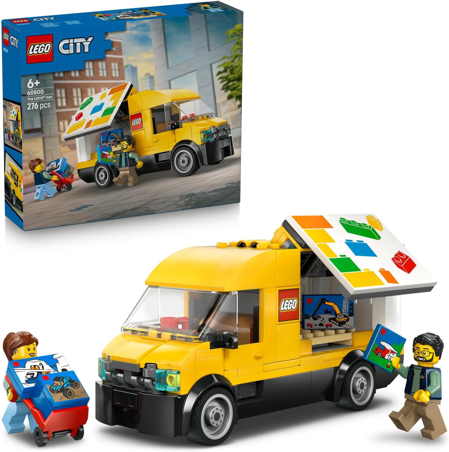 لگو سری سیتی مدل وانت لگو ۶۰۵۰۰ - LEGO City LEGO Pickup Truck 60500