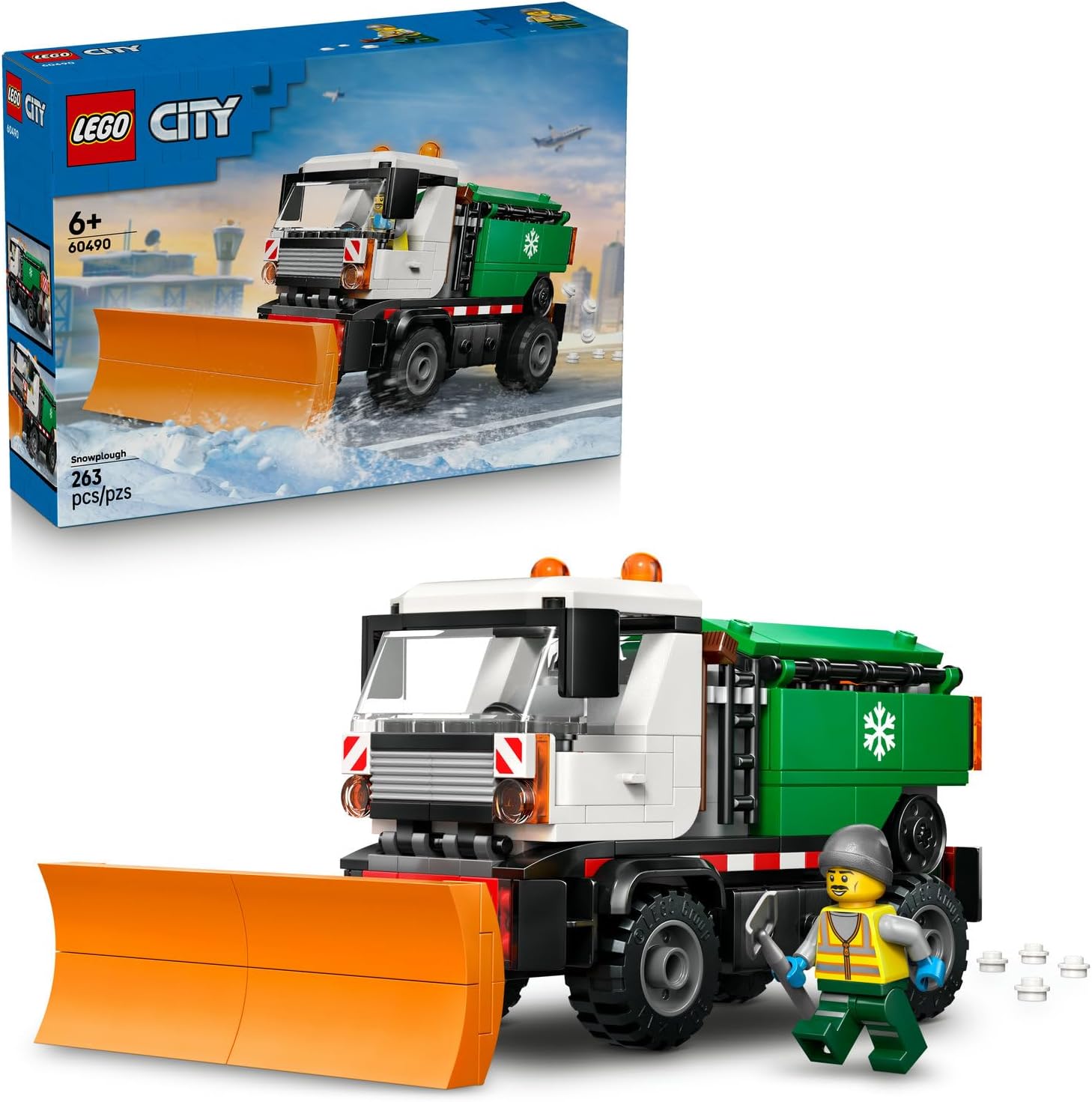 لگو سری سیتی مدل برف روب ۶۰۴۹۰ - LEGO City Snowplow 60490