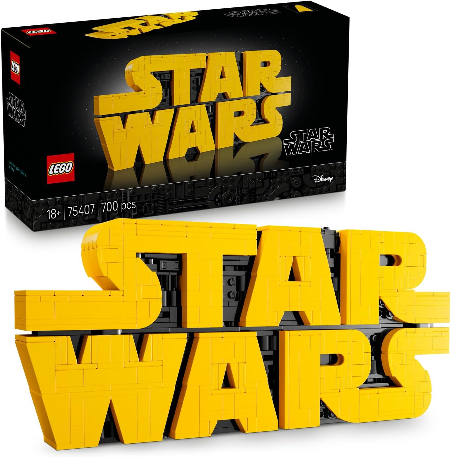 لگو سری جنگ ستارگان مدل لوگوی جنگ ستارگان 75407 - LEGO Star Wars Brick-Buildable Star Wars Logo 75407
