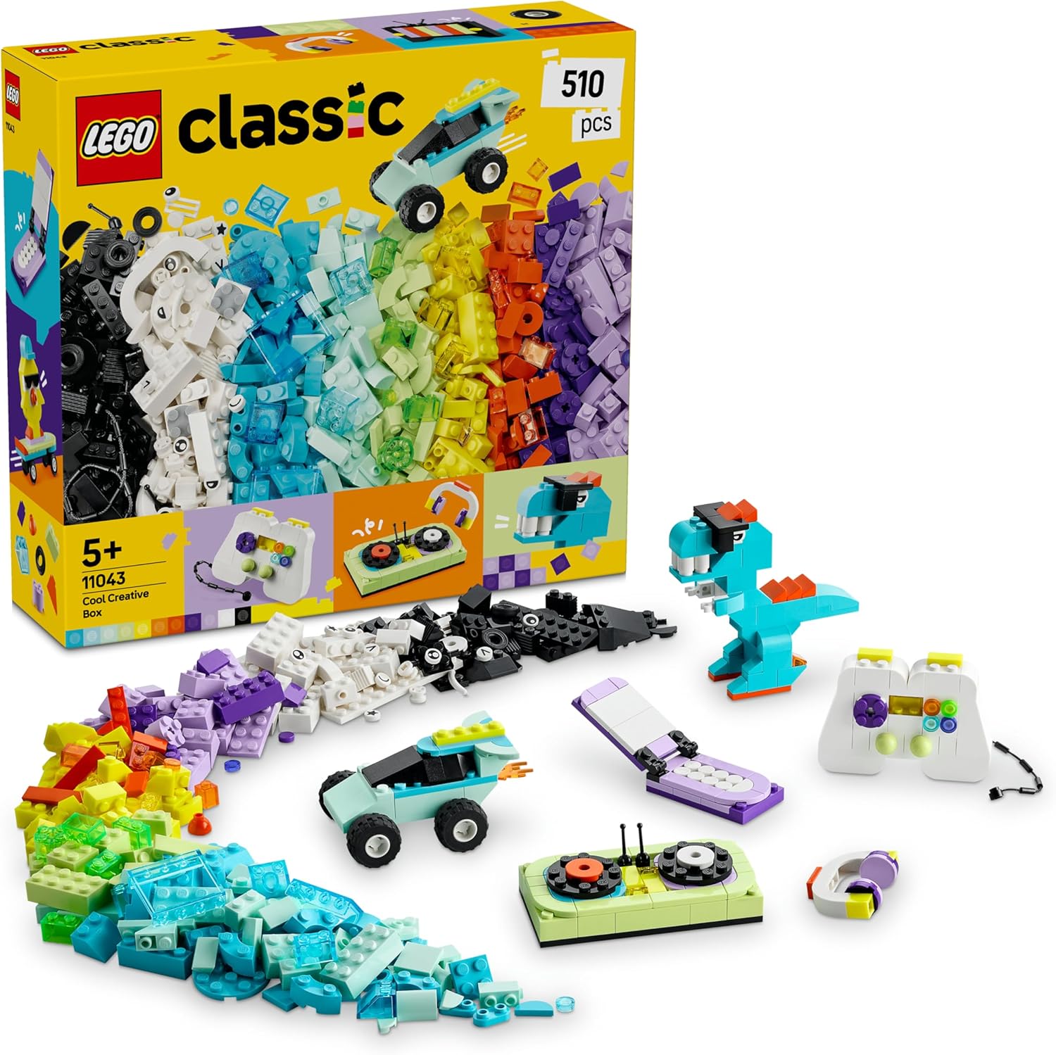لگو سری کلاسیک مدل 11043 - 11043 LEGO Classic Amazing Creative Box