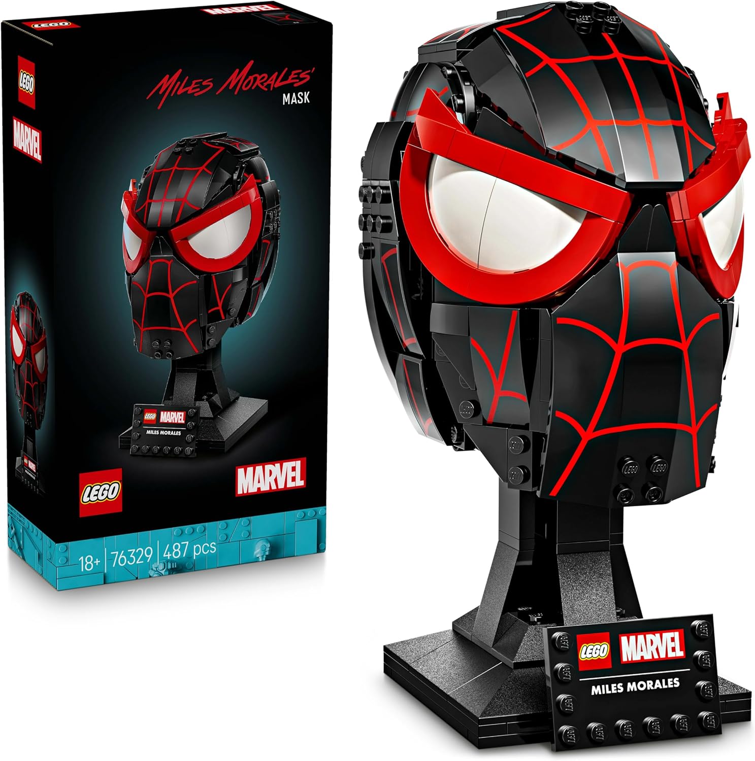لگو سری ابر قهرمانان مدل ماسک مایلز مورالس 76329 - 76329 LEGO® Marvel Miles Morales' Mask