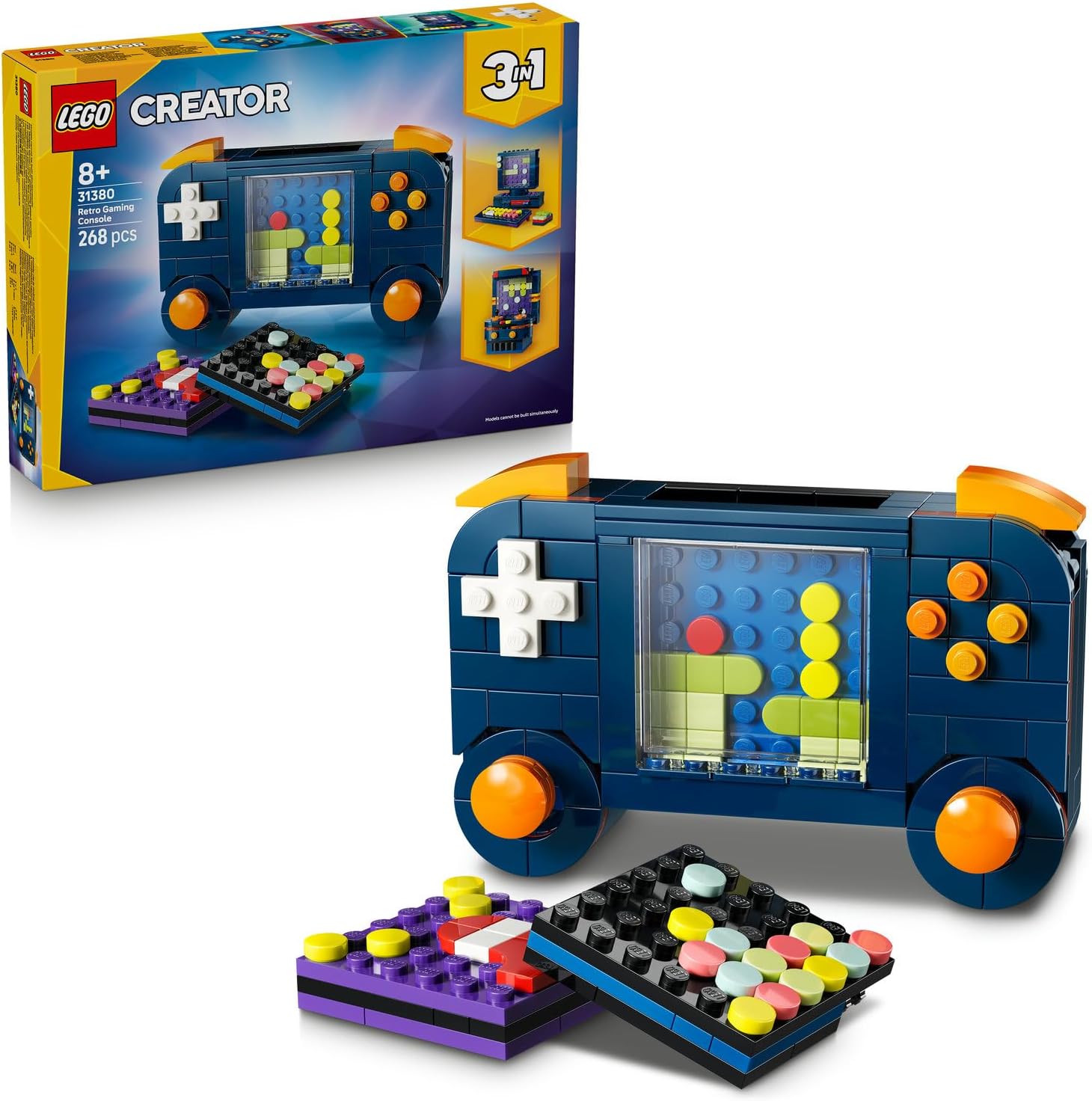 لگو سری سازنده 3 در 1 مدل کنسول بازی قدیمی ۳۱۳۸۰ - LEGO Creator 3-in-1 Retro Game Console 31380