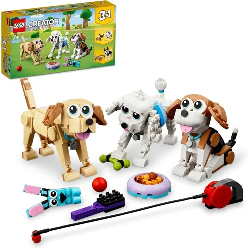 لگو سری سازنده 3 در 1 مدل سگ های ناز 31137 - LEGO Creator Cute Dogs 31137