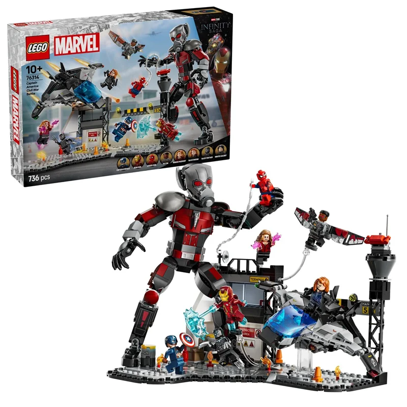 لگو سری ابر قهرمانان مدل کاپیتان آمریکا : جنگ داخلی 76314 - LEGO® Marvel Captain America: Civil War 76314