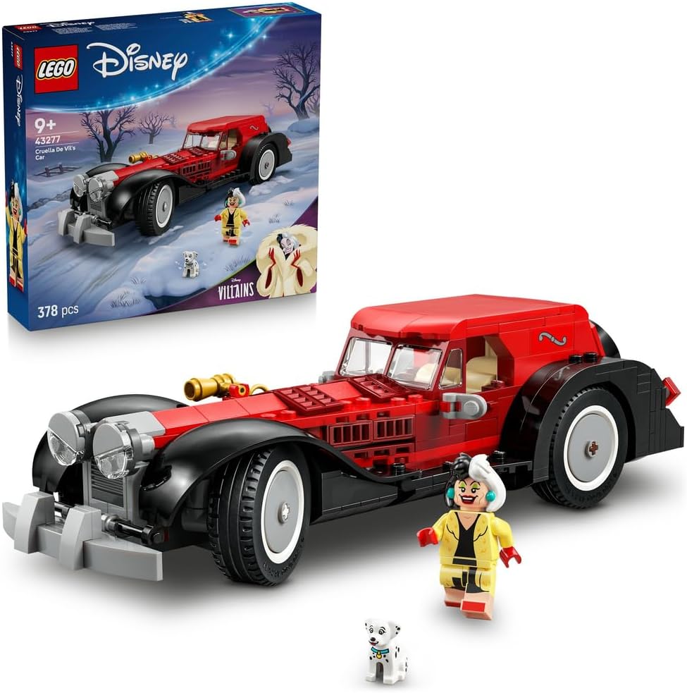 لگو سری دیزنی مدل کالسکه کروئلا دِ ویل 43277 - LEGO Disney 43277 Cruella De Vil's Carriage
