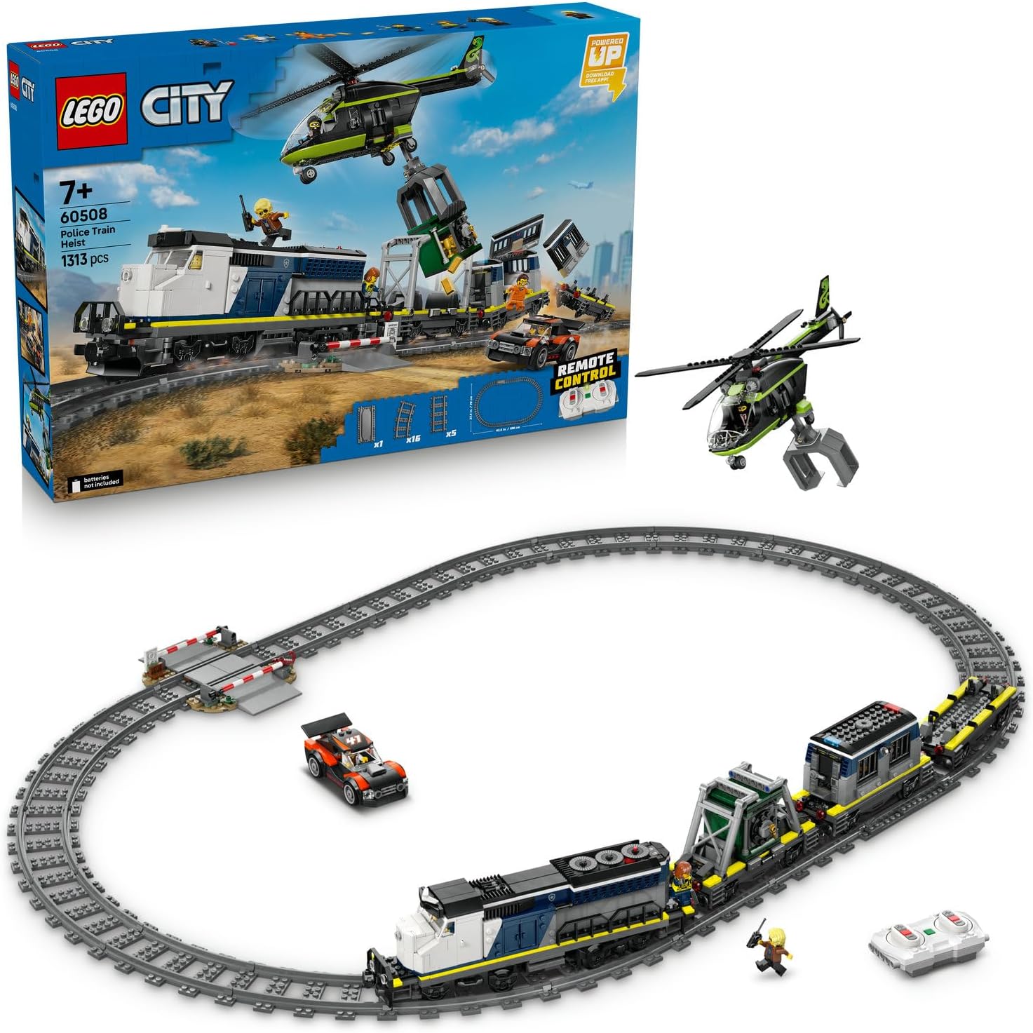 لگو سری سیتی مدل سرقت قطار پلیس ۶۰۵۰۸ - LEGO City Police Train Robbery 60508