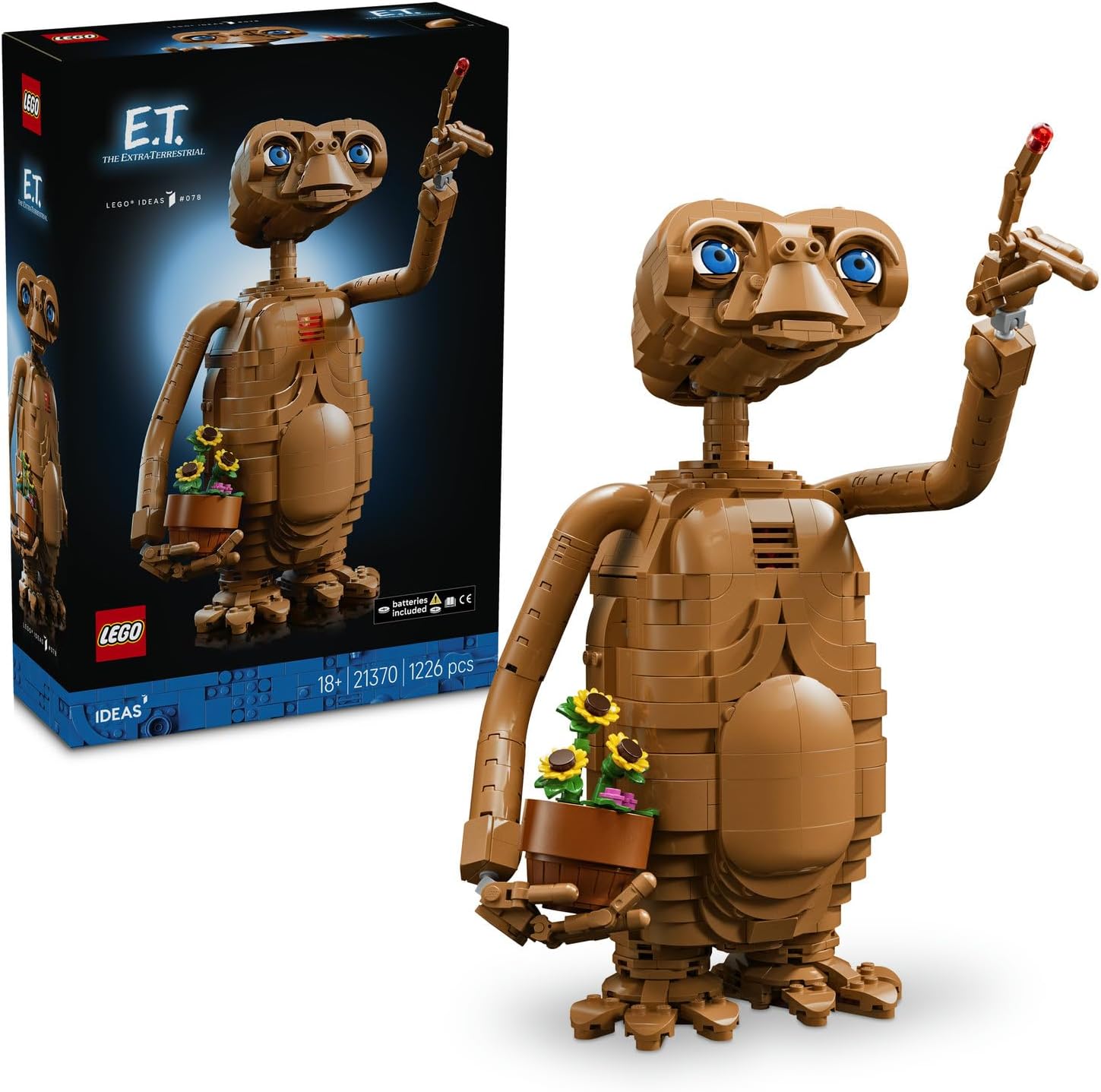 لگو سری ایده مدل ای‌تی ، موجود فرازمینی ۲۱۳۷۰ - LEGO Ideas ET the Extra-Terrestrial 21370