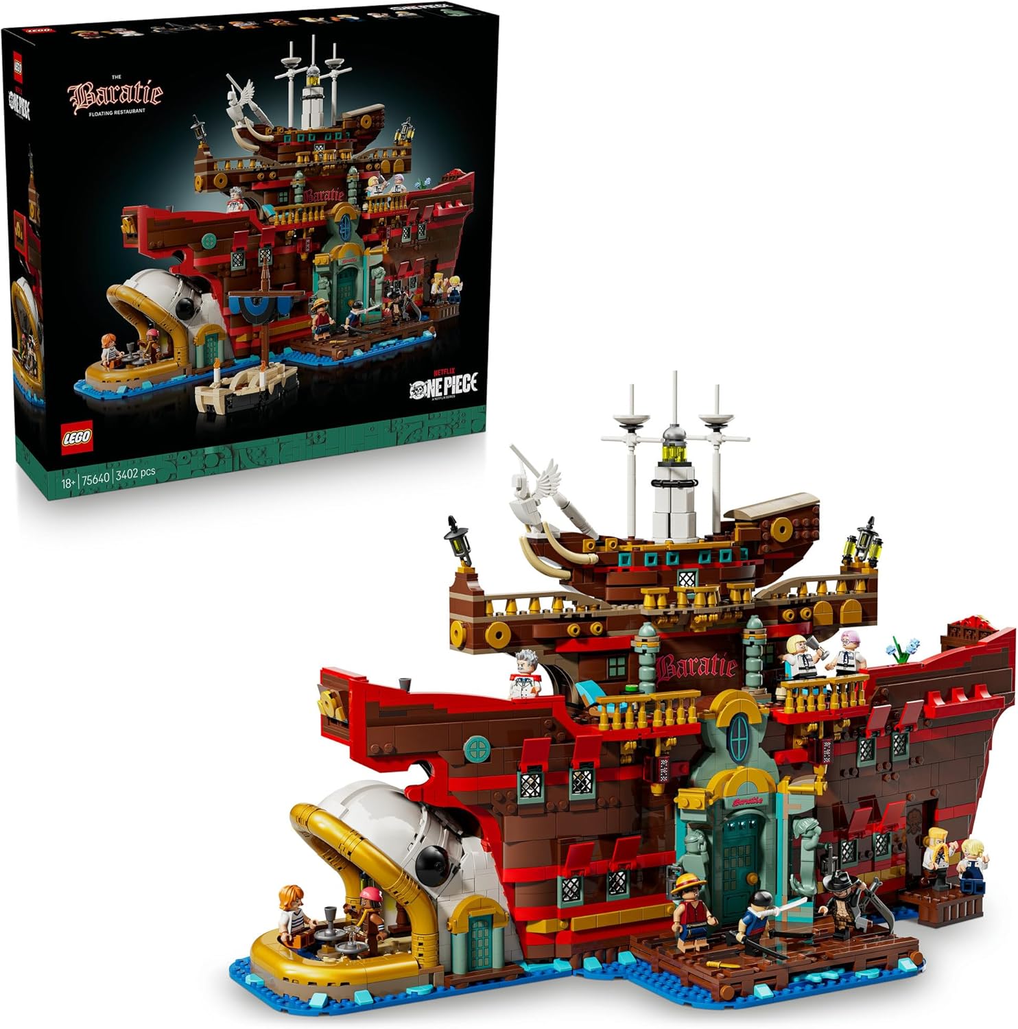 لگو سری سریال One Piece مدل رستوران شناور باراتی 75640 - LEGO® ONE PIECE Baratie Floating Restaurant 75640