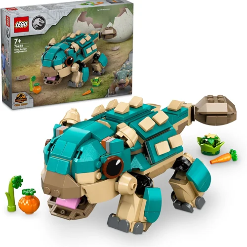 لگو سری پارک ژوراسیک مدل بیبی بامپی : آنکیلوزاروس 76962 - LEGO Jurassic World Baby Bumpy: Ankylosaurus 76962