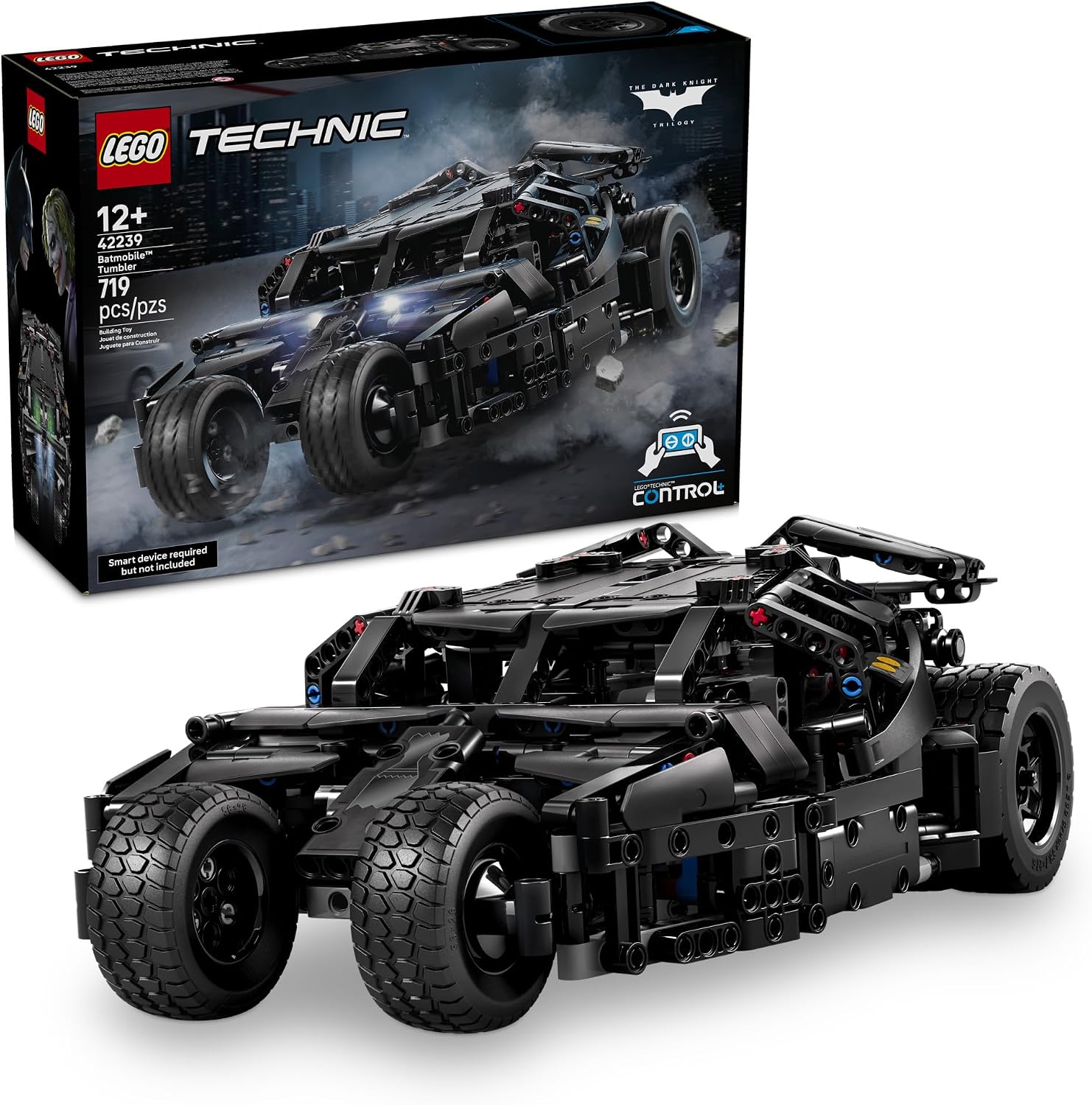 لگو سری ابر قهرمانان مدل ماشین کنترل از راه دور بت‌موبیل 42239 - LEGO Technic Batmobile Tumbler 42239