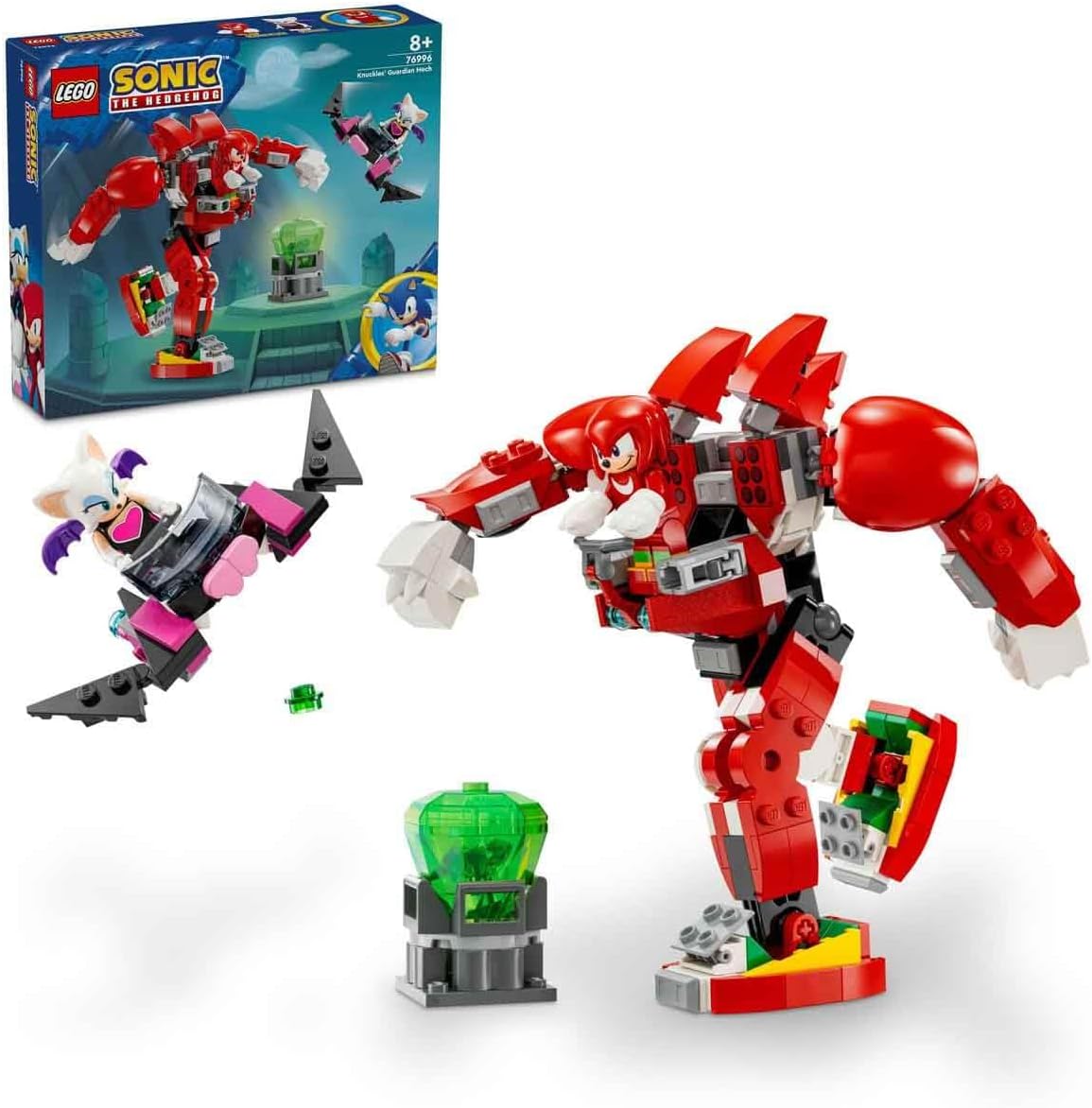 لگو سری سونیک مدل ربات نگهبان بند انگشت جوجه تیغی ۷۶۹۹۶ - LEGO Sonic the Hedgehog Knuckles' Guardian Robot 76996